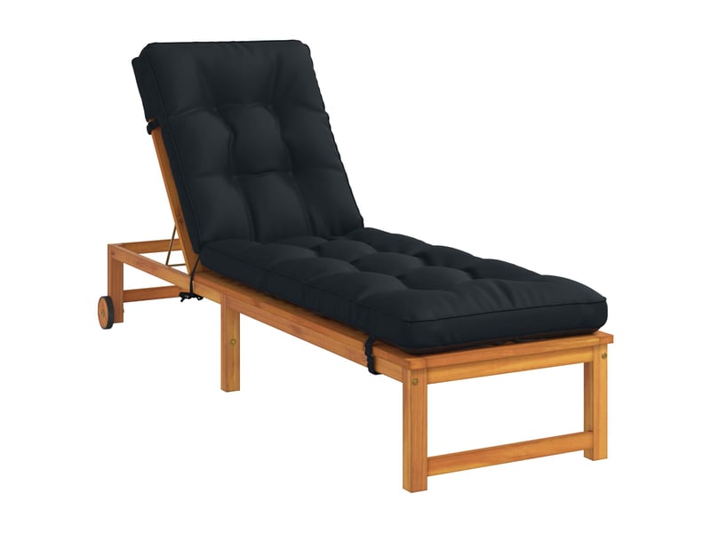 Coussin de transat, coussin pour bain de soleil vianen 100 % polyester bleu foncé cf56284  - Conforama C
