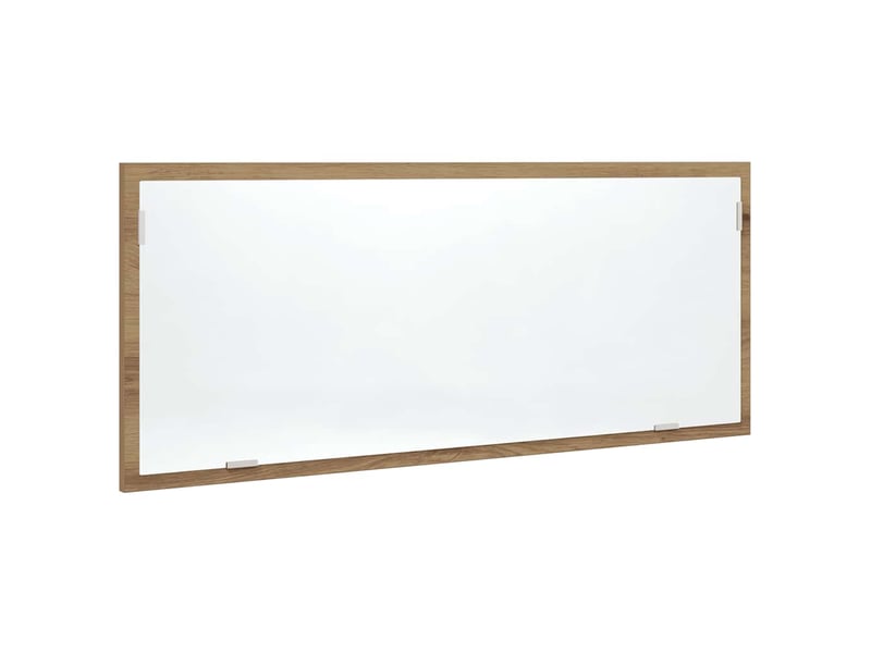Miroir de salle de bain, miroir de toilette à led chêne artisanal bois d'ingénierie cf62515 - Conforama C