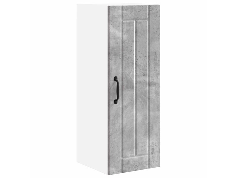  Armoire de cuisine gris béton 30x31x80cm bois d'ingénierie shl7815  - Conforama A