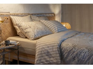 Housse de couette 140 x 200 cm 100% coton 57 fils imprimé nora