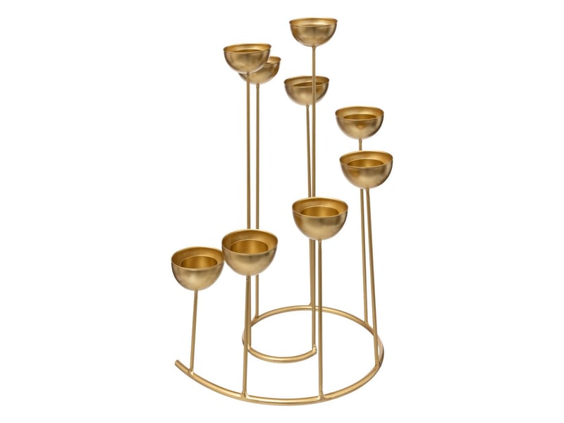  Photophore spirale 8 bougies 35cm IVALO - Conforama A