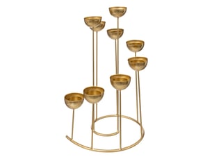 Photophore spirale 8 bougies 35cm