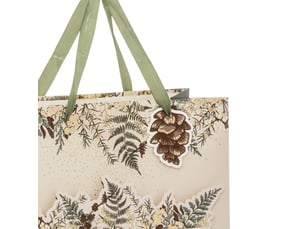 Sac cadeau imprimé taille moyenne secrets des bois
