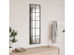 Miroir rectangulaire à fixer coloris noir <strong></strong> <strong></strong> - 30 cm x 100 cm