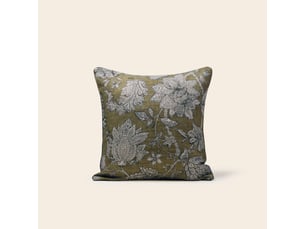 Housse de coussin en fleurs indiennes imprimées  lilivati
