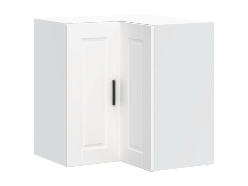 Armoire d'angle murale de cuisine porto blanc bois d'ingénierie - Conforama A