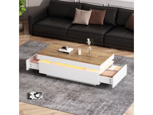 Table basse  coloris blanc <strong></strong> <strong></strong>
