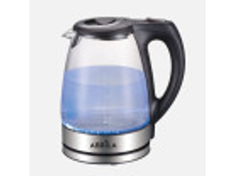  Bouilloire électrique fabrilamp tobago 1,7 l 2200 w noir et acier 268712229 - Conforama B