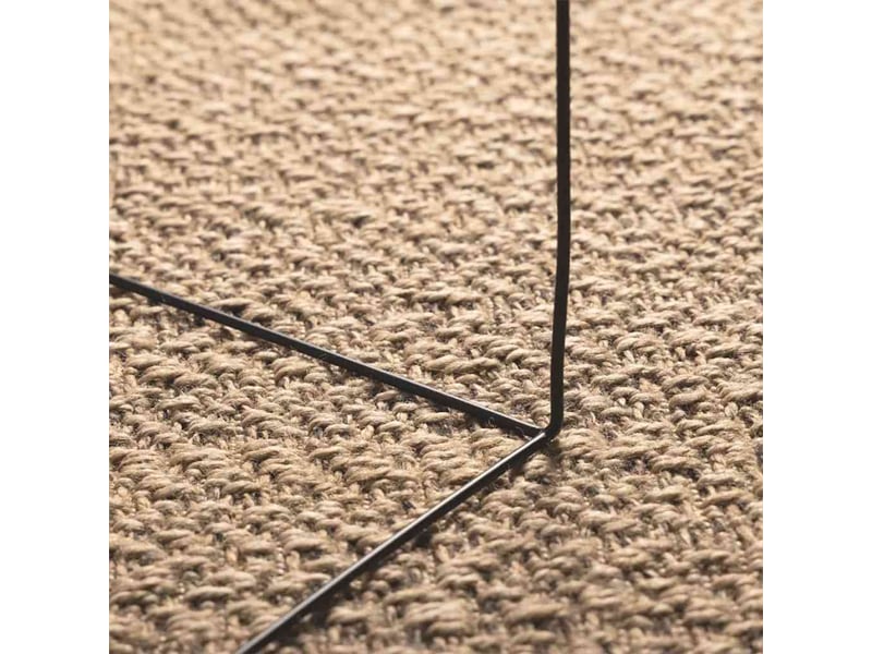  Tapis salon, tapis de porte zizur 140x200 cm aspect de jute intérieur et extérieur  - Conforama D