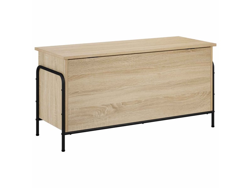  Boîte de rangement, coffre de rangement chêne sonoma 80x40x49,5 cm shl33222  - Conforama E