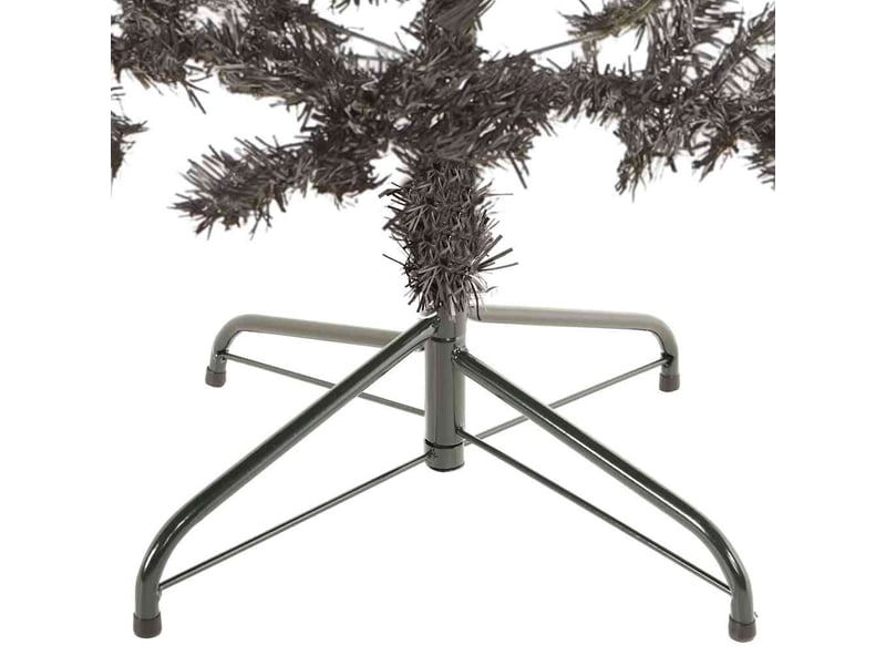  Sapin de noël, arbre de noël étroit noir 180 cm  - Conforama C