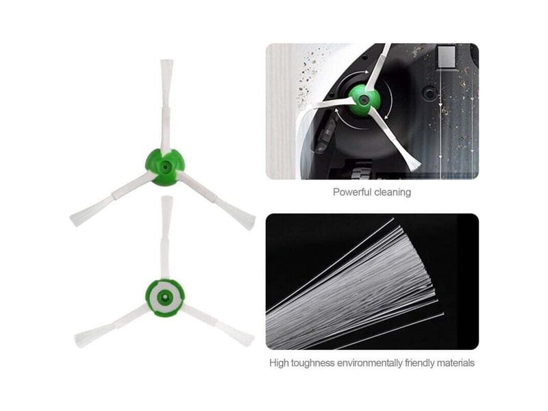  Kit de pièces de rechange compatible avec roomba i7 i7+ e5 e6 e7 - pack de brosses latérales, rouleaux et filtres hepa  - Conforama D
