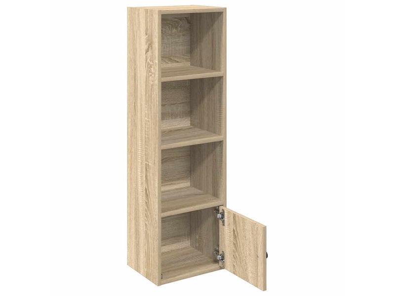  Bibliothèque, meuble de rangement salon chêne sonoma 31x24x102 cm bois d'ingénierie  - Conforama D