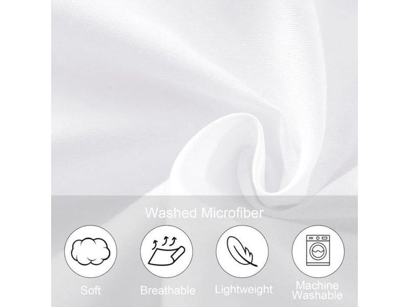  Housse de couette - 140x200 cm - imprimé fleurs roses - microfibre - parure lit avec taies oreillers - 1 piece  - Conforama C