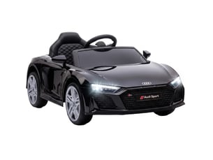 Voiture électrique enfant audi r8 spyder 107x58x44 cm avec télécommande noire