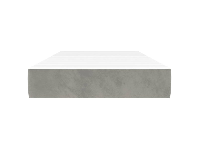 Matelas de lit à ressorts ensachés fermeté moyenne gris clair 120x190x20 cm shl92039 - Conforama C