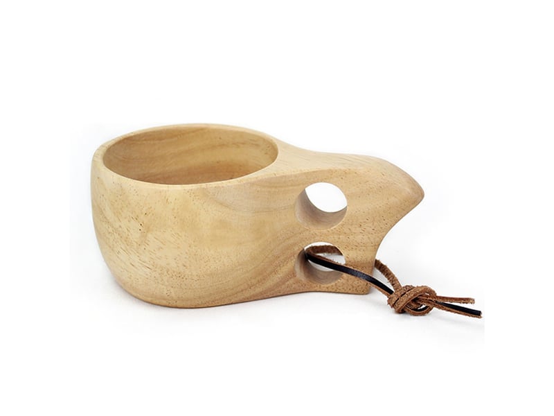  Tasse en bois, modèle à double ouverture, 250 ml  - Conforama A