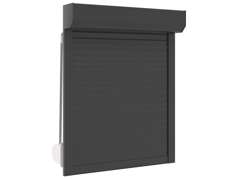  Store enrouleur, store roulant anthracite 70 x 100 cm aluminium et polyuréthane cf47239  - Conforama A