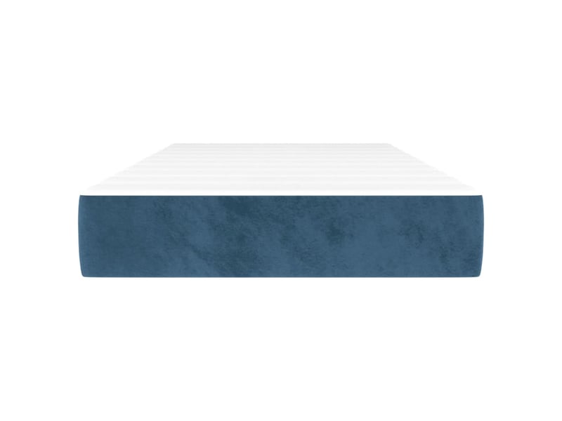  Matelas de lit à ressorts ensachés fermeté moyenne bleu foncé 120x190x20 cm  - Conforama C