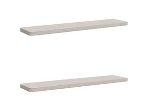 Lot de 2 coussins de banc, coussins d'assise vught 100 % polyester blanc cf57807