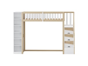 Lit mezzanine 90x200 cm MAISONORA coloris bicolore