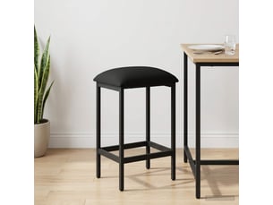 Tabouret de bar, chaise de bar noir 40x32x64 cm bois d'ingénierie shl73315