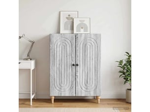 Buffet - bahut - meuble de rangement sonoma gris 66 x 34,5 x 90 cm bois d'ingénierie