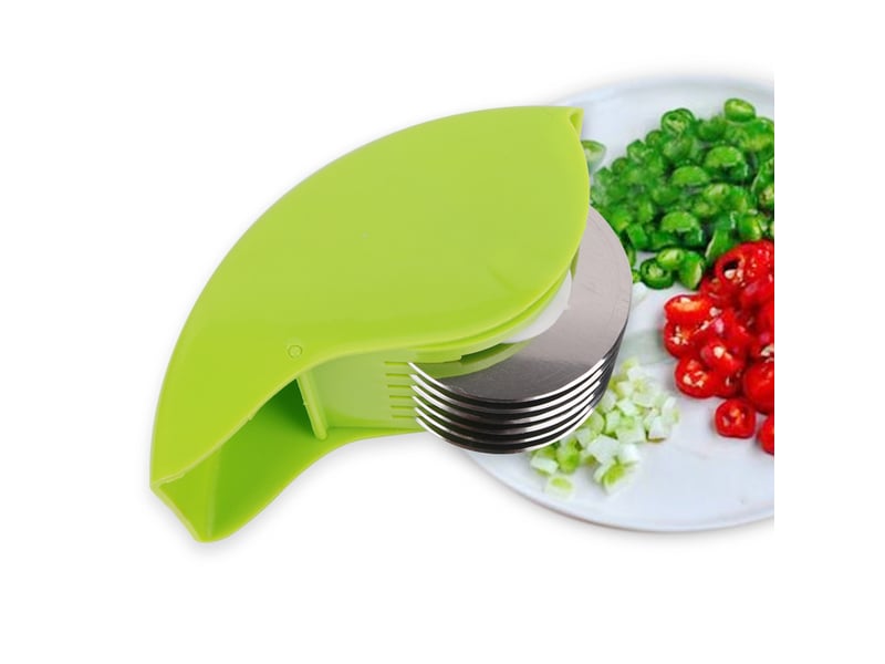  Hachoir manuel à herbes - trancheuse manuelle - rouleau à herbes créatif - hachoir multi-légumes déchiqueté - trancheuse à nouilles  - Conforama A