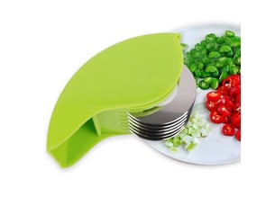 Hachoir manuel à herbes - trancheuse manuelle - rouleau à herbes créatif - hachoir multi-légumes déchiqueté - trancheuse à nouilles