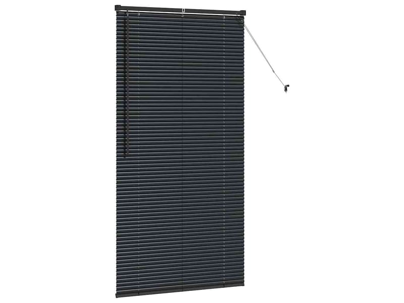  Store vénitien, store de fenêtre noir 175 x 95 cm 25 mm aluminium cf48136  - Conforama E