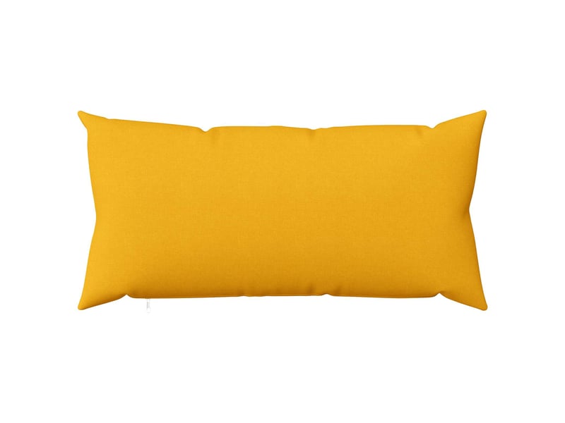  Lot de 6 housses de coussin heerlen jaune clair 40 x 70 cm tissu cf49667  - Conforama A