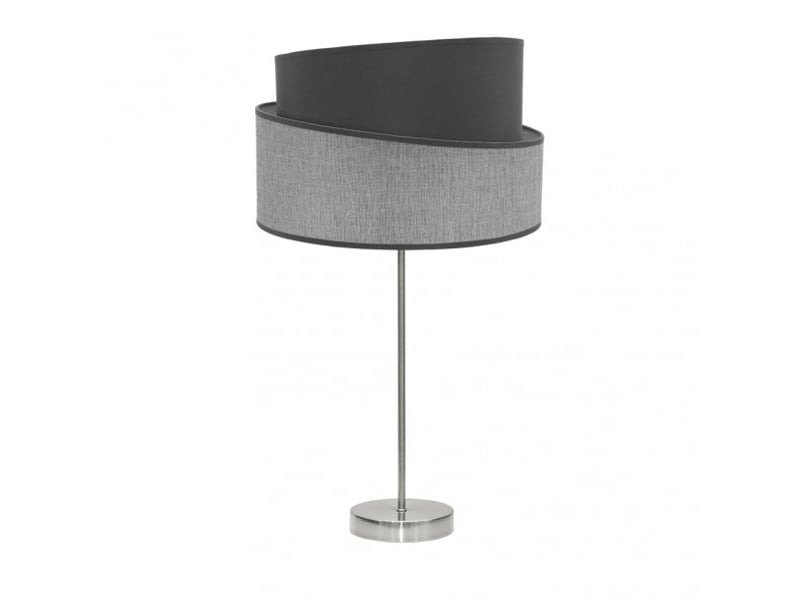  Lampe à poser fabrilamp hara e27 coloris nickelgris 66 x 35 x 35 cm 179871128 - Conforama A