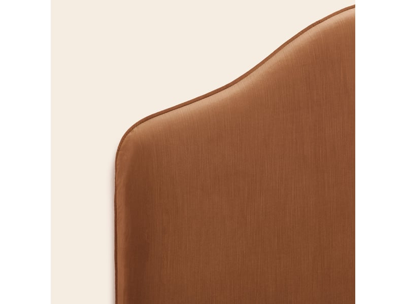  Tête de lit tapissée en tapissée de velours uni dalila  cephee 26053 - Conforama C