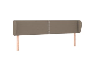 Tete de lit A poser largeur 203 cm taupe