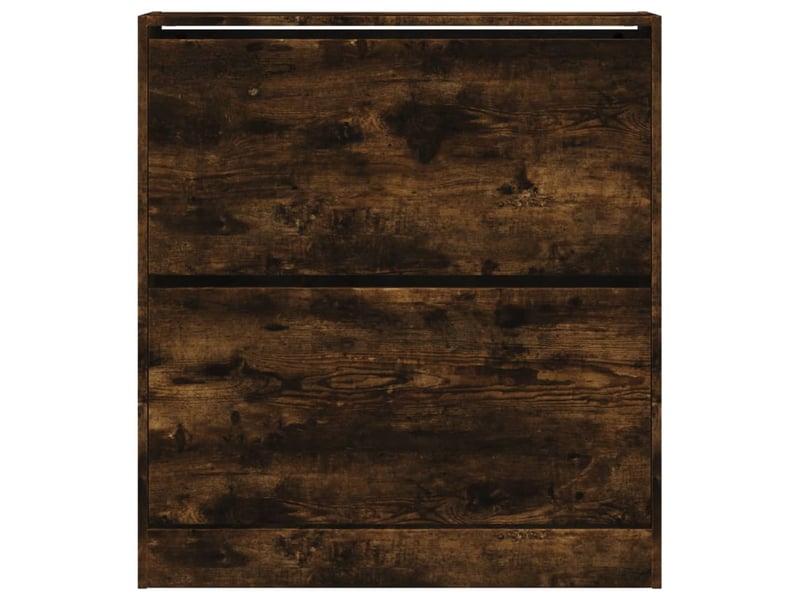  Meuble à chaussure | armoire à chaussures chêne fumé 80x21x87,5 cm bois ingénierie  - Conforama E