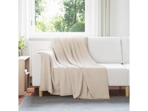 Couverture jetée de canapé 24 pcs beige 200x150 cm 10.41 kg polaire