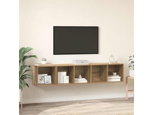 Meuble tv coloris bois clair  <strong></strong>  <strong></strong>