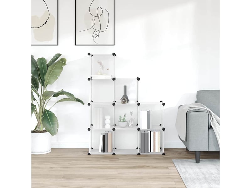 Cubes de rangement 9 pcs transparent pp - Conforama C