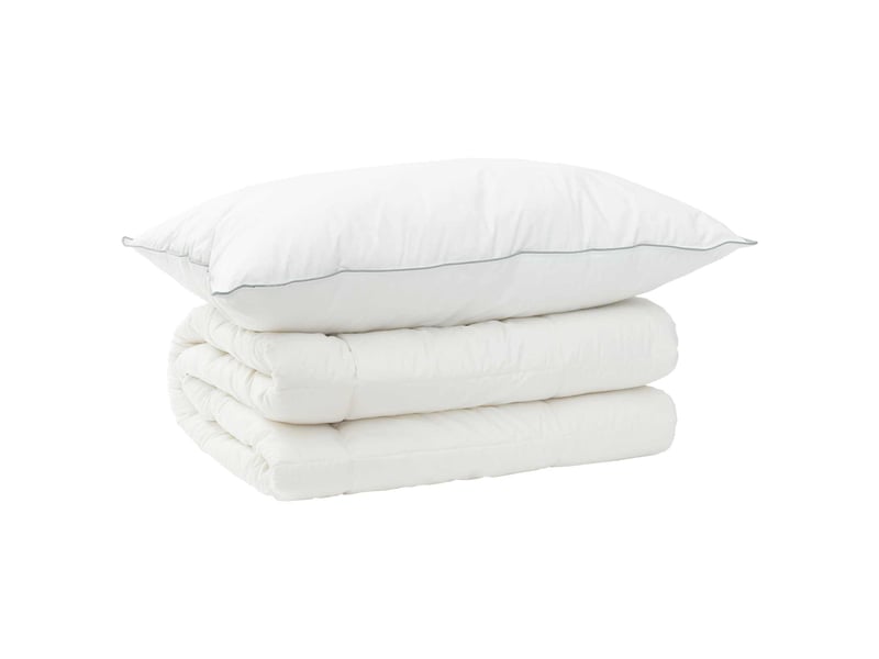 Ensemble de couette et d'oreiller 2 pcs - duvet 135x200 cm 4 saisons - Conforama A