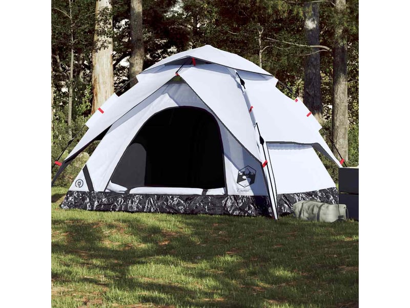 Tente de camping, tente à dôme 5 personnes libération rapide shl51681 - Conforama B