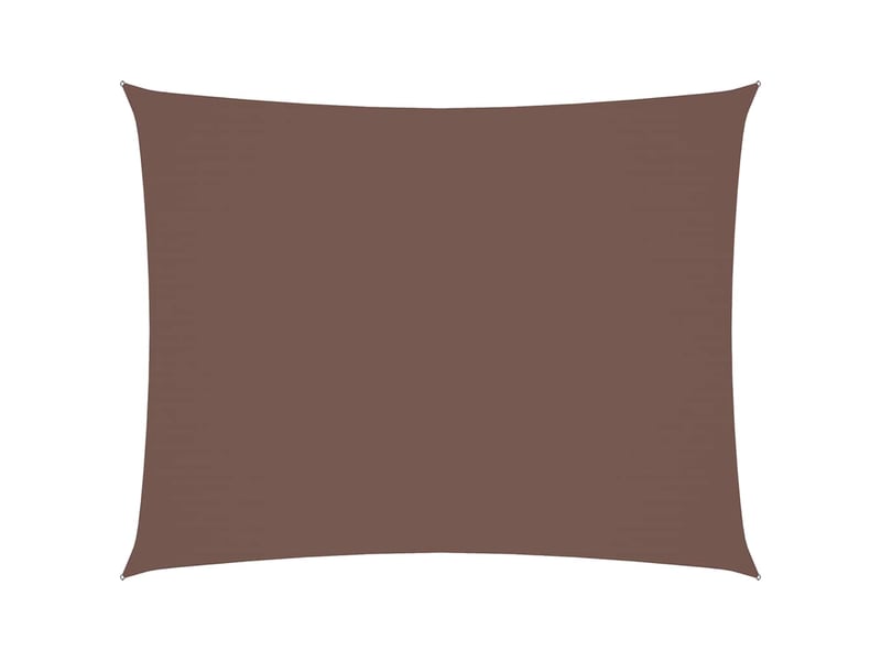  Voile de parasol - voile d'ombrage tissu oxford rectangulaire 2x3,5 m marron  - Conforama A