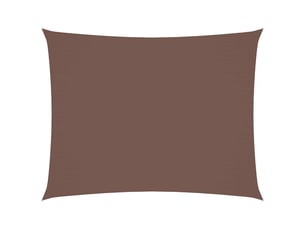 Voile de parasol - voile d'ombrage tissu oxford rectangulaire 2x3,5 m marron