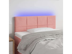Tete de lit A poser largeur 100 cm rose