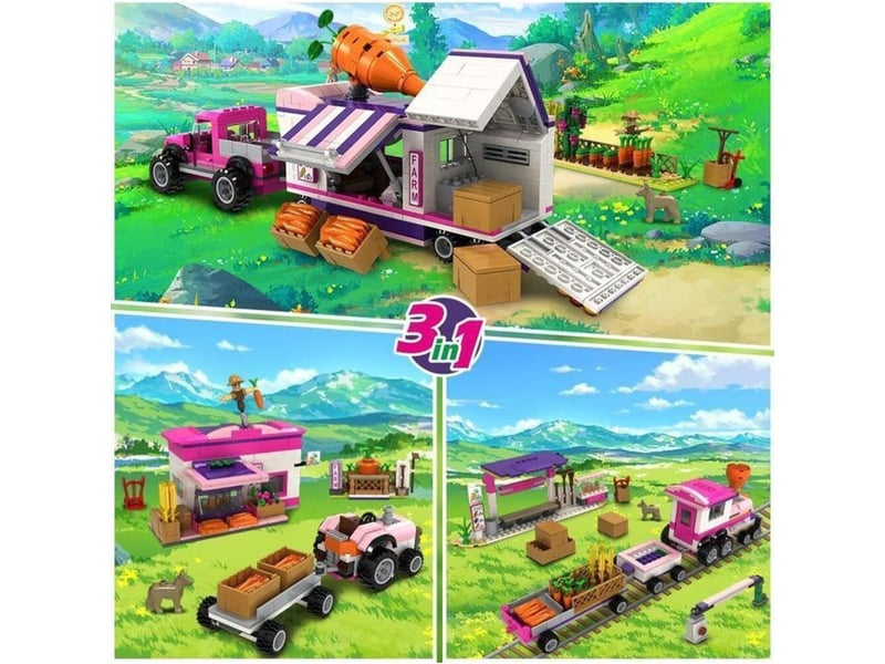  Jeu de construction 3 en 1 ferme 8831 835 pieces avec leds 151498_AAAAL62552_6_DROPFR - Conforama D