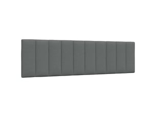 Coussin de tête de lit, coussin décoratif hanko gris foncé 180 cm tissu