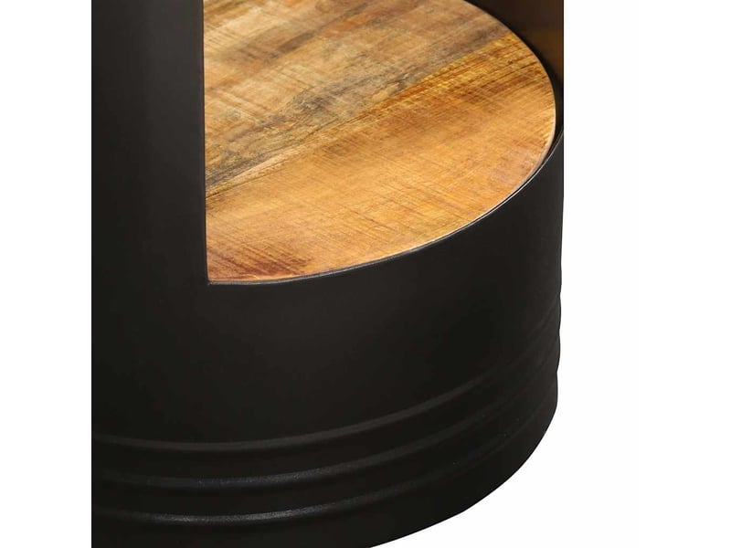  Table basse - table de salon - table à thé 43x55 cm bois de manguier solide  - Conforama C