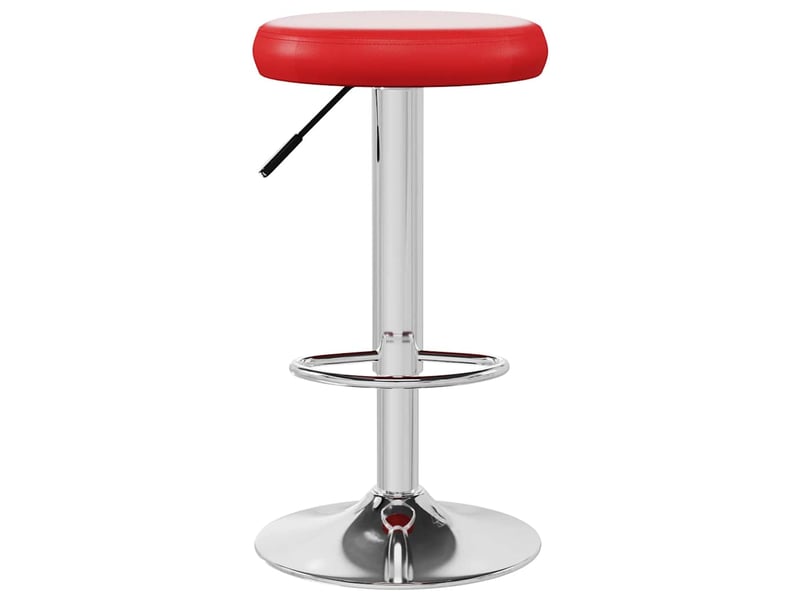  Lot de 2 tabouret de bar, chaise de bar rouge similicuir shl39298  - Conforama D