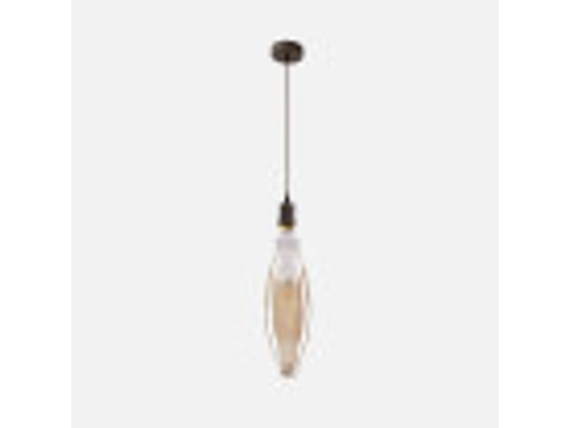  Fabrilamp elio, suspension, moderne, 1 x e27, marronambre, 58-106 x 12 x 12 cm 167091002 - Conforama B