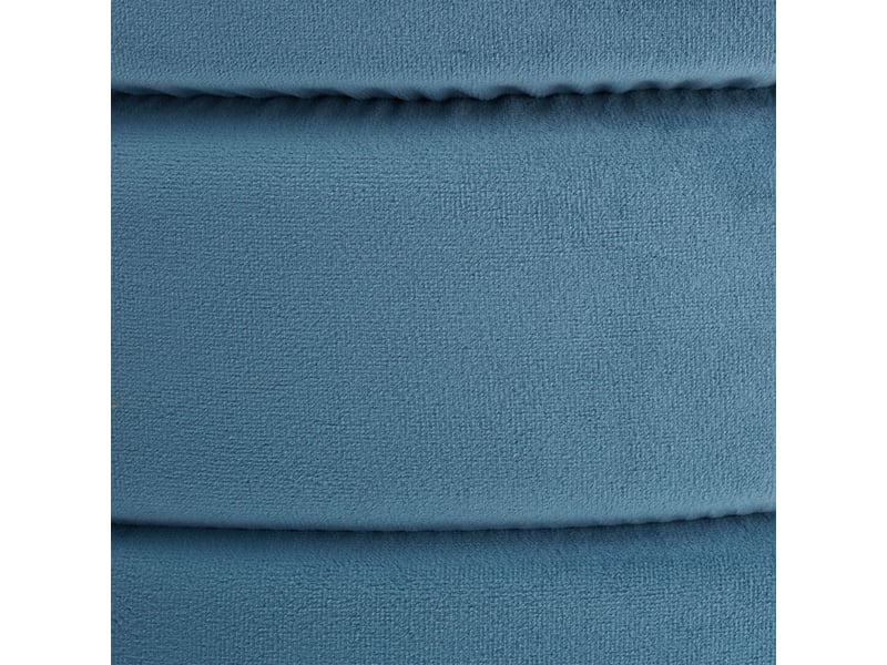  Pouf coiffeuse rangement chic 40 x 40 x 45 cm en velours bleu pétrole 13_0010873  - Conforama D