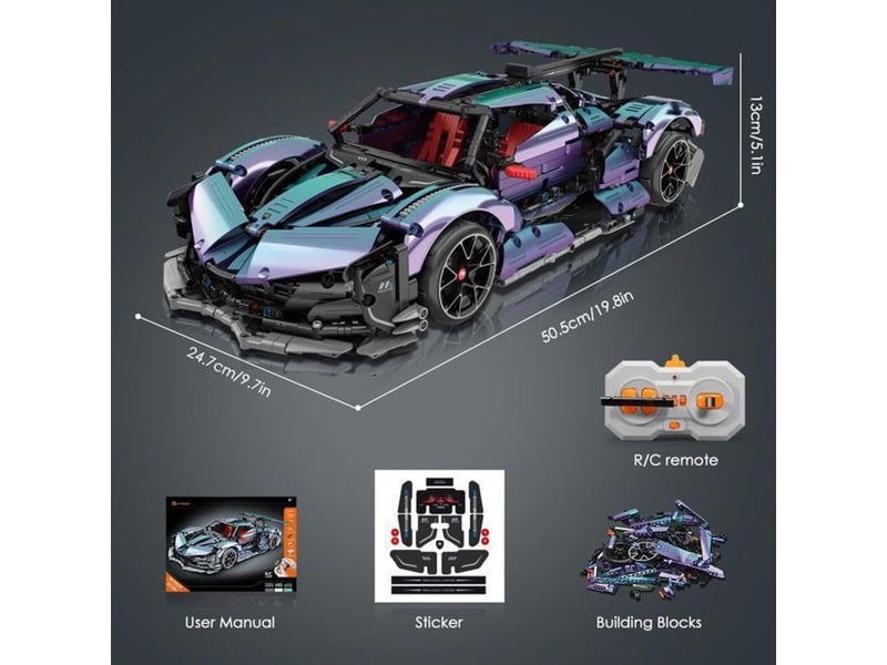  Voiture rc technic drift racing 1 10 2 4 ghz 2443 pieces 151498_AAAAW40503_6_DROPFR - Conforama D